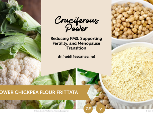 Cruciferous Power Cauliflower Chickpea Flour Frittata (Vegan & Gluten- Free)